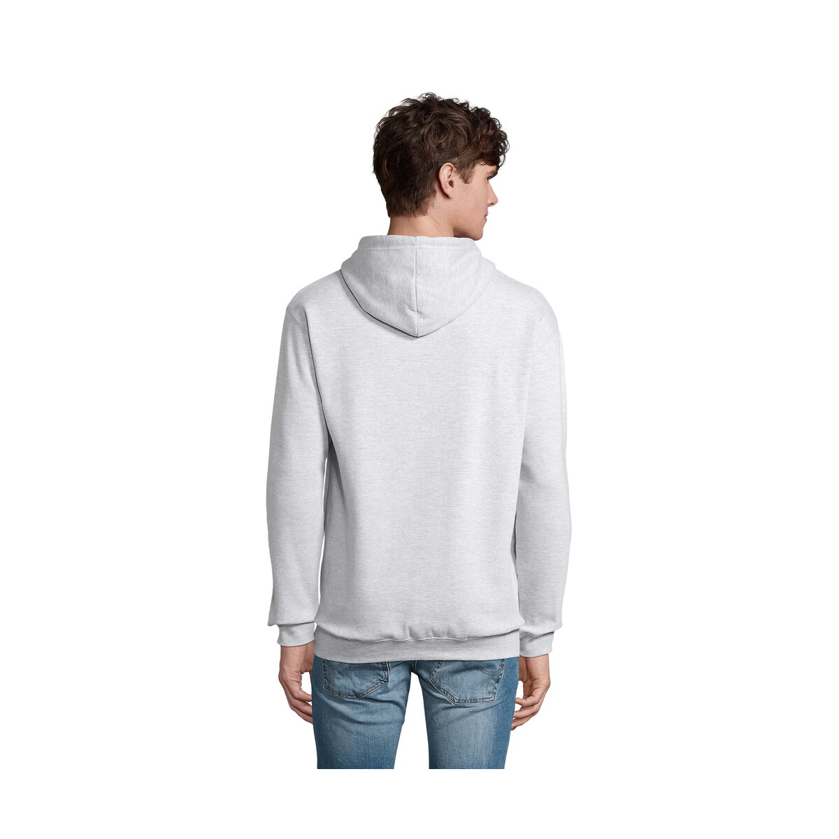 Bluzy z logo – condor uni bluza z kapturem condor – szary melanż 2 – m s03815-gy-back CONDOR Uni Bluza z kapturem CONDOR - Szary Melanż 2 - M s03815-gy-back