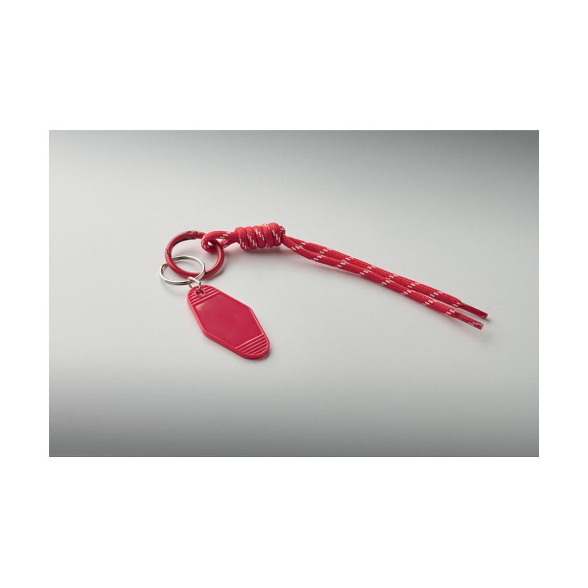 Breloki wielofunkcyjne z logo – brelok pleciony z tagiem keybraid – czerwony mo3167-05-detail Brelok pleciony z tagiem KEYBRAID - czerwony mo3167-05-detail