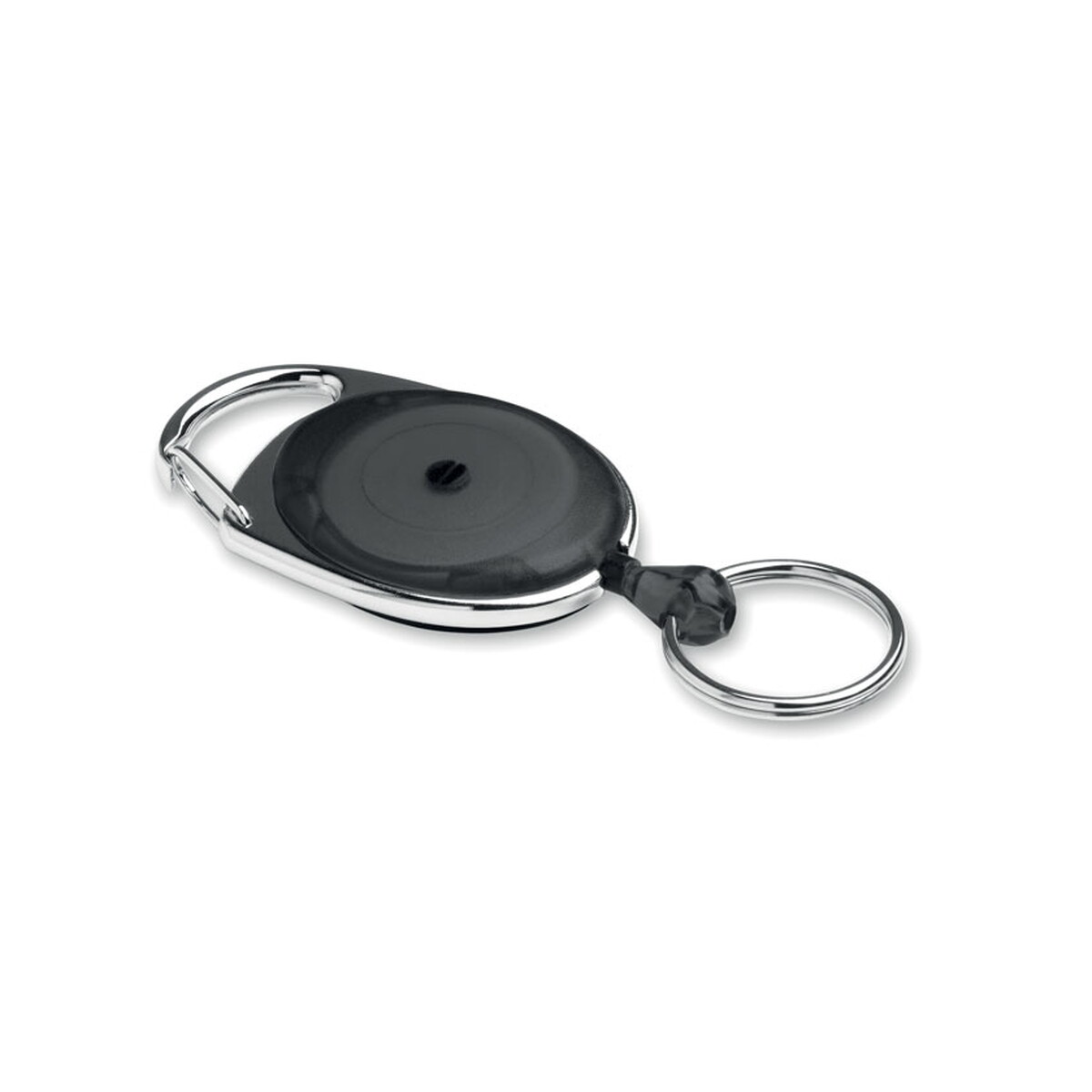Identyfikatory z logo – wysuwany brelok arronsa – czarny mo3200-03-back Wysuwany brelok ARRONSA - czarny mo3200-03-back