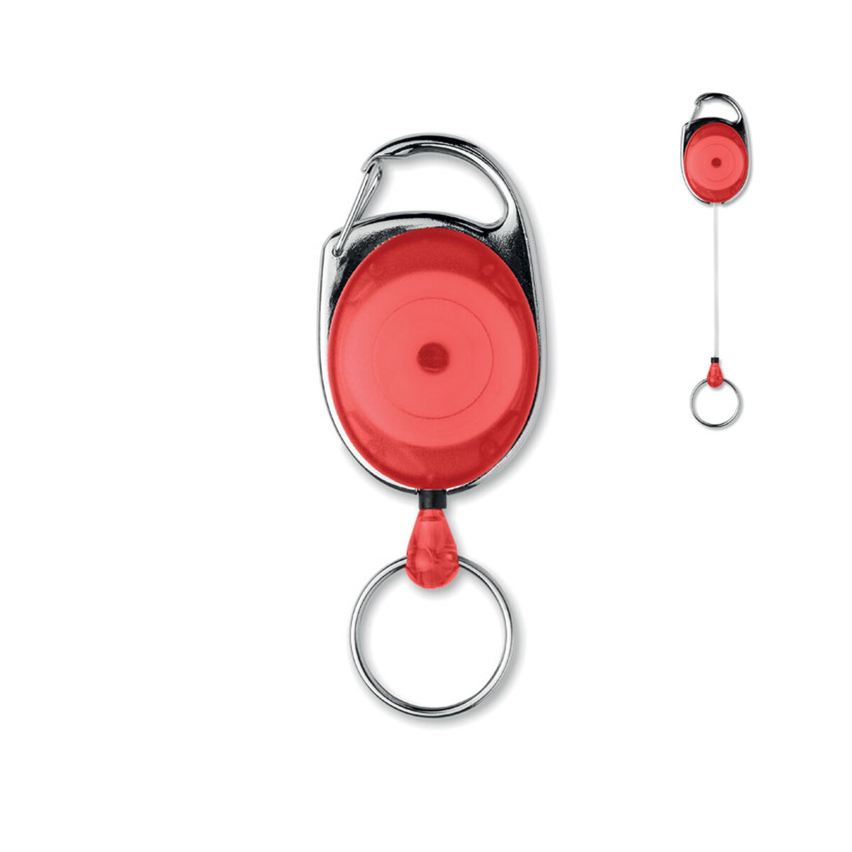 Identyfikatory z logo – wysuwany brelok arronsa – czerwony mo3200-05 Wysuwany brelok ARRONSA - czerwony mo3200-05