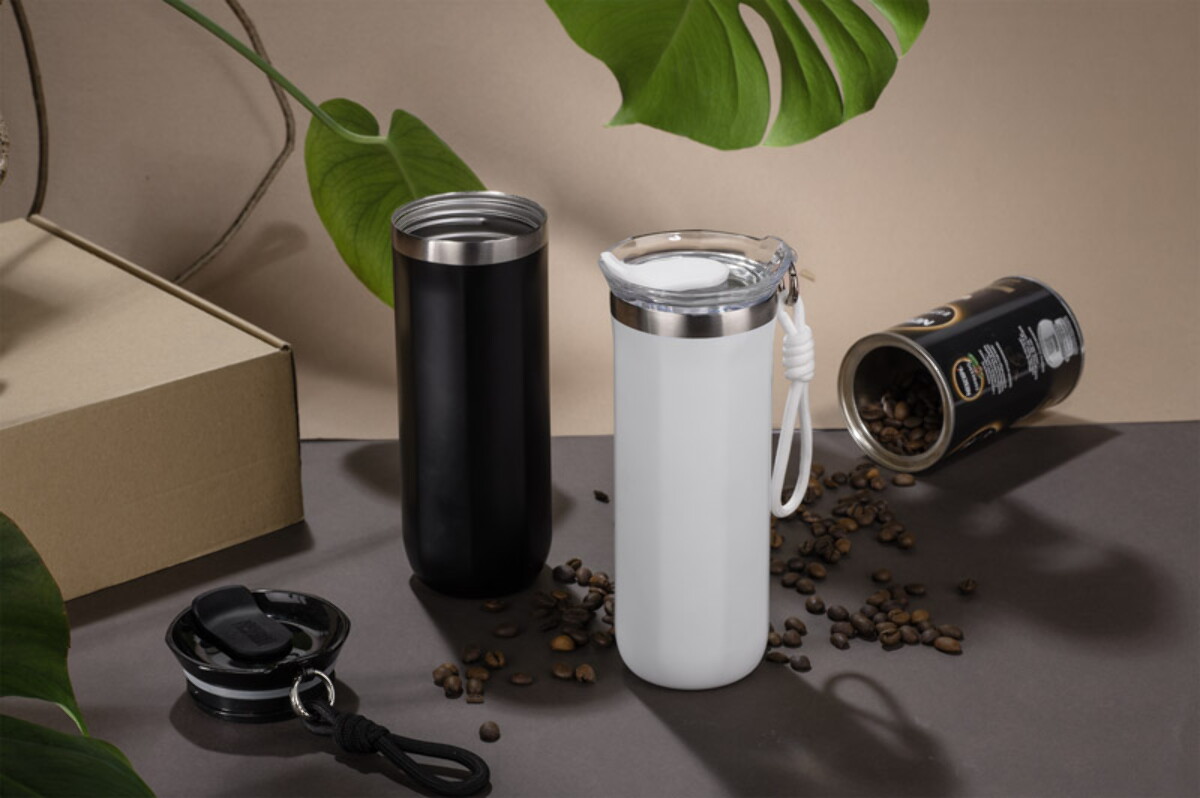Kubki termiczne z logo – kubek termiczny magus 450 ml – biały 16250-01_l Kubek termiczny MAGUS 450 ml - biały 16250-01_l