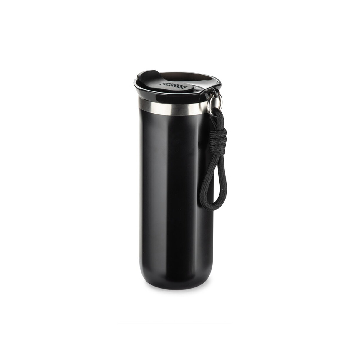 Kubki termiczne z logo – kubek termiczny magus 450 ml – czarny 16250-02 Kubek termiczny MAGUS 450 ml - czarny 16250-02