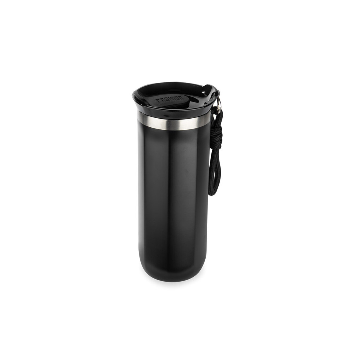 Kubki termiczne z logo – kubek termiczny magus 450 ml – czarny 16250-02_f Kubek termiczny MAGUS 450 ml - czarny 16250-02_f