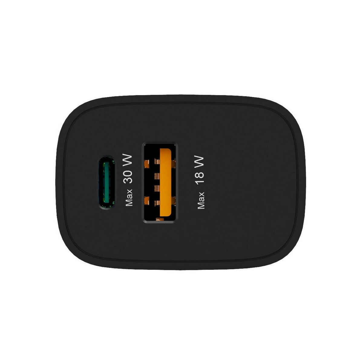 Ładowarki z logo – ładowarka ścienna 30w hama – czarna VH019-03_ITP01 Ładowarka ścienna 30W Hama - czarna VH019-03_ITP01