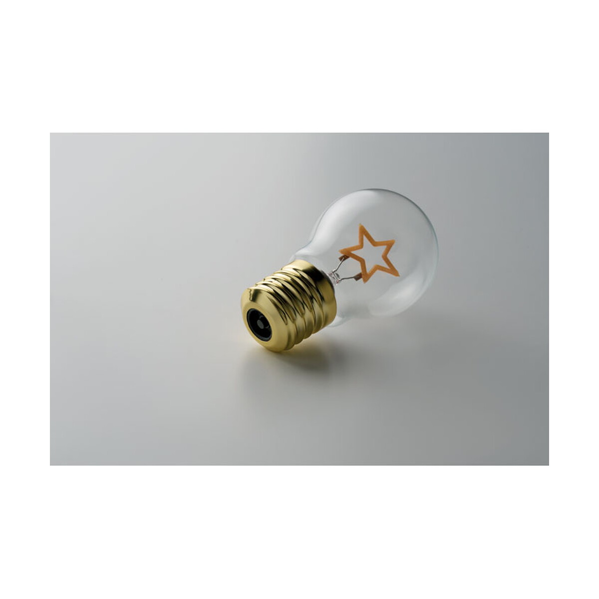 Lampki na biurko z logo – żarówka dekoracyjna led lumiglow – żółta cx1582-08-open Żarówka dekoracyjna LED LUMIGLOW - żółta cx1582-08-open