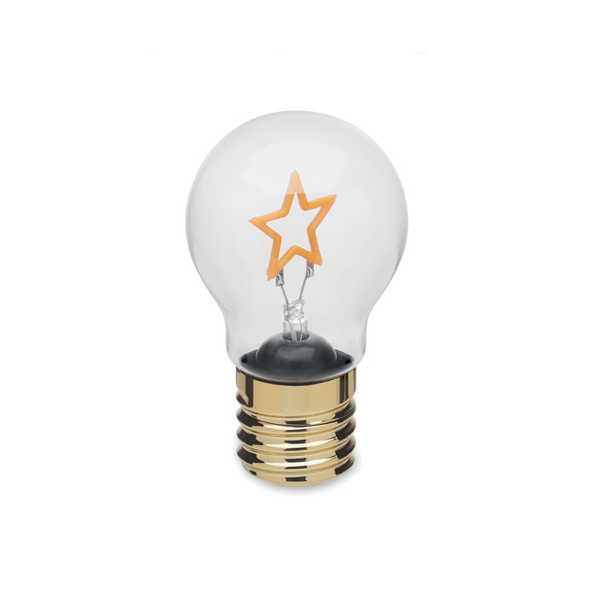 Lampki na biurko z logo – żarówka dekoracyjna led lumiglow – żółta cx1582-08 Żarówka dekoracyjna LED LUMIGLOW - żółta cx1582-08