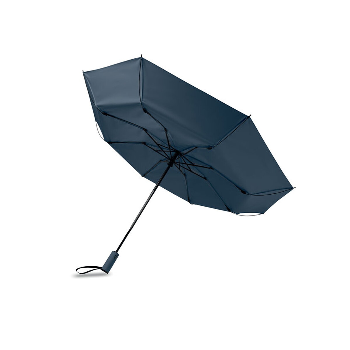 Parasole klasyczne z logo – 23″ wiatroodporny parasol agumbe – niebieski mo2925-04-top 23″ wiatroodporny parasol AGUMBE - niebieski mo2925-04-top