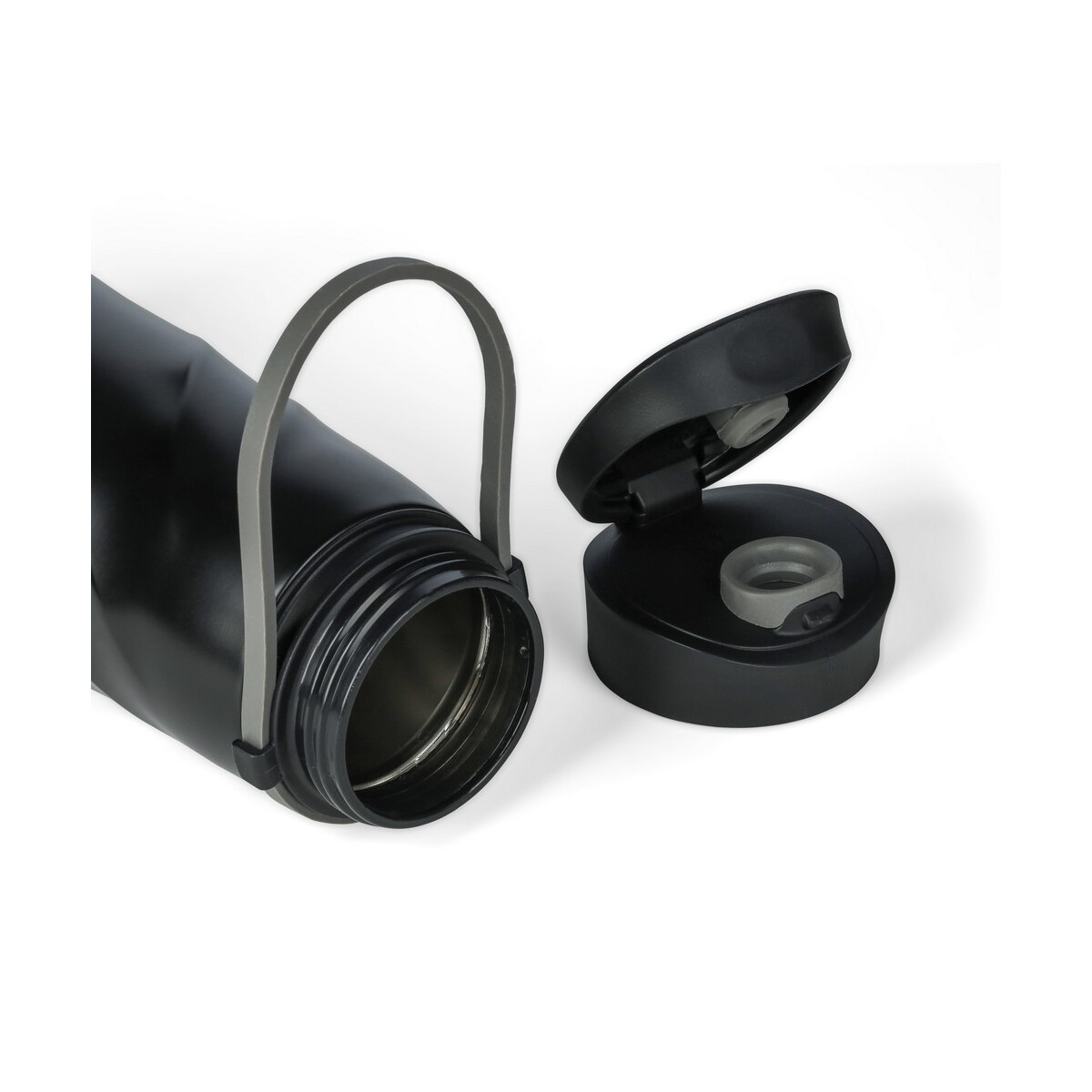 Butelki z logo – butelka sportowa 1000 ml brandcharger vortex athletica – czarna VA543-03_IDE01 Butelka sportowa 1000 ml BrandCharger Vortex Athletica - czarna VA543-03_IDE01