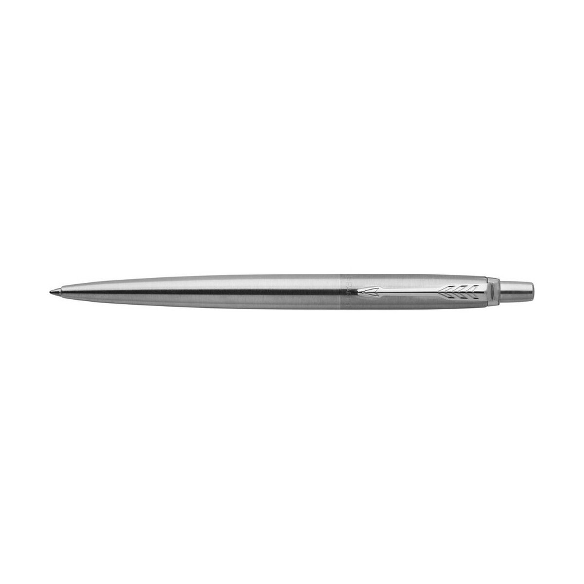 Długopisy metalowe z logo – długopis parker jotter – srebrny V1602-32_IBR01 Długopis Parker Jotter - srebrny V1602-32_IBR01