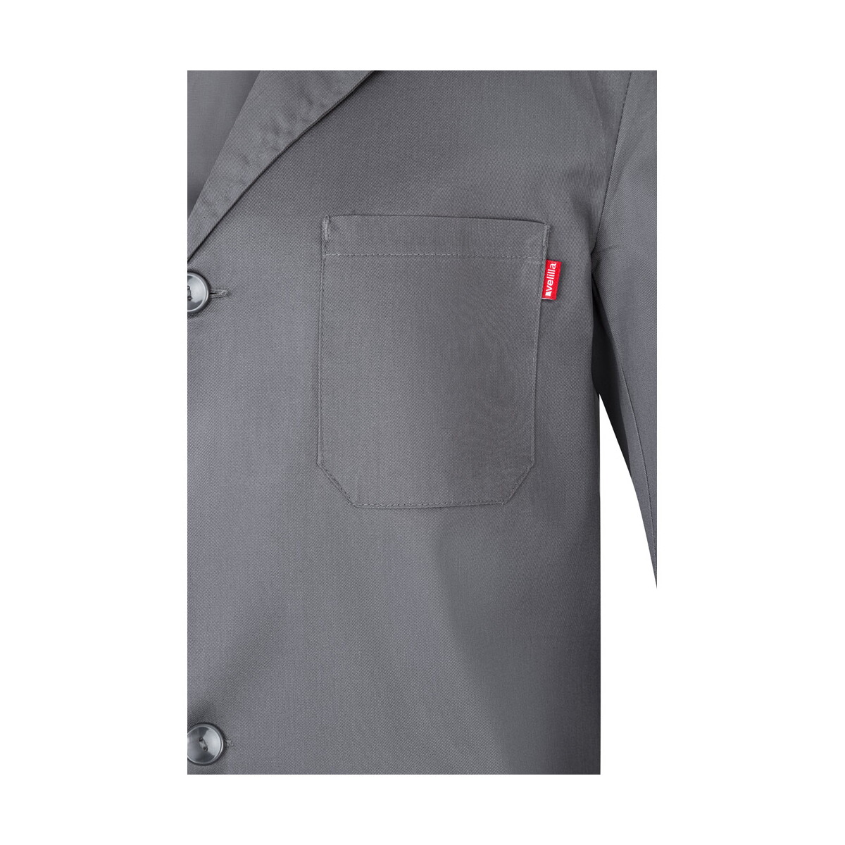 Fartuchy z logo – vl danu. bluza z długim rękawem (175 g/m²), z bawełny twill (35%) i poliestru (65%) – szara 36133_113-e VL DANU. Bluza z długim rękawem (175 g/m²), z bawełny twill (35%) i poliestru (65%) - Szara 36133_113-e