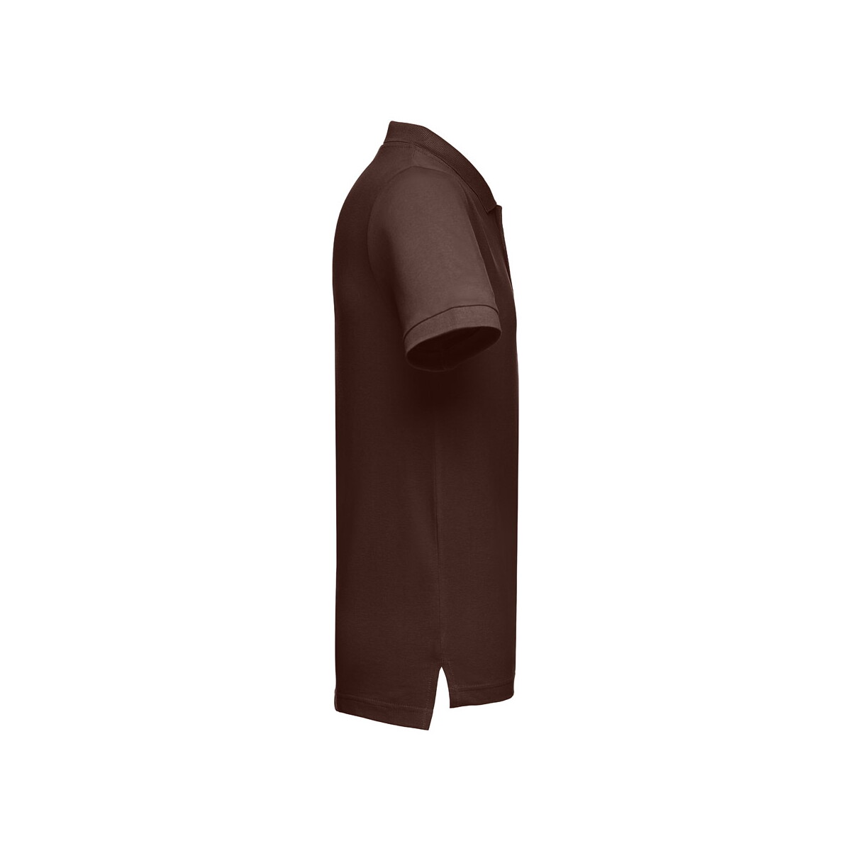 Koszulki z logo – thc adam. męska bawełniana koszulka polo z krótkim rękawem – ciemnobrązowa 30131_121-c THC ADAM. Męska bawełniana koszulka polo z krótkim rękawem - Ciemnobrązowa 30131_121-c
