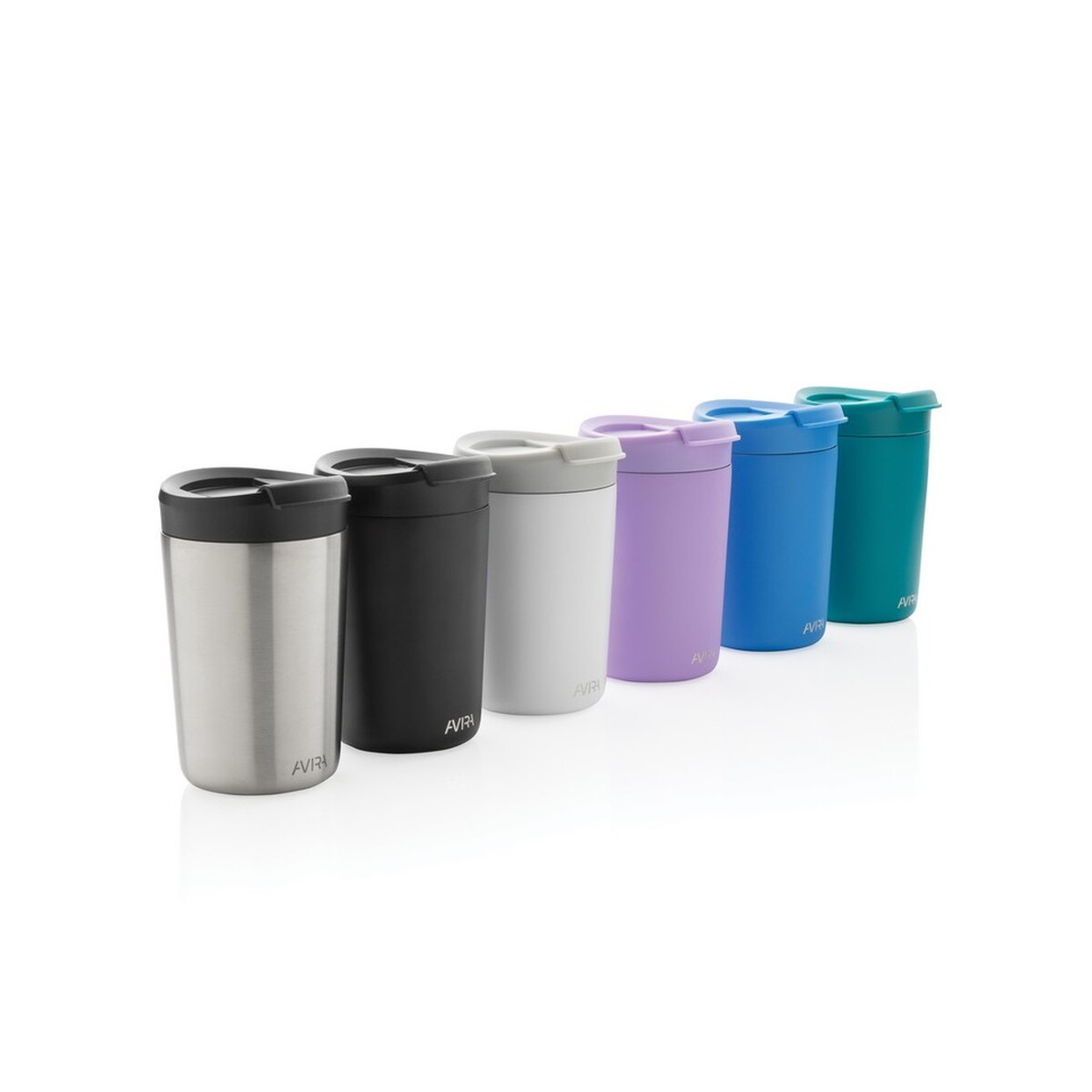 Kubki termiczne z logo – kubek termiczny 300 ml avira alya – zielony P438.027__G_301 Kubek termiczny 300 ml Avira Alya - zielony P438.027__G_301