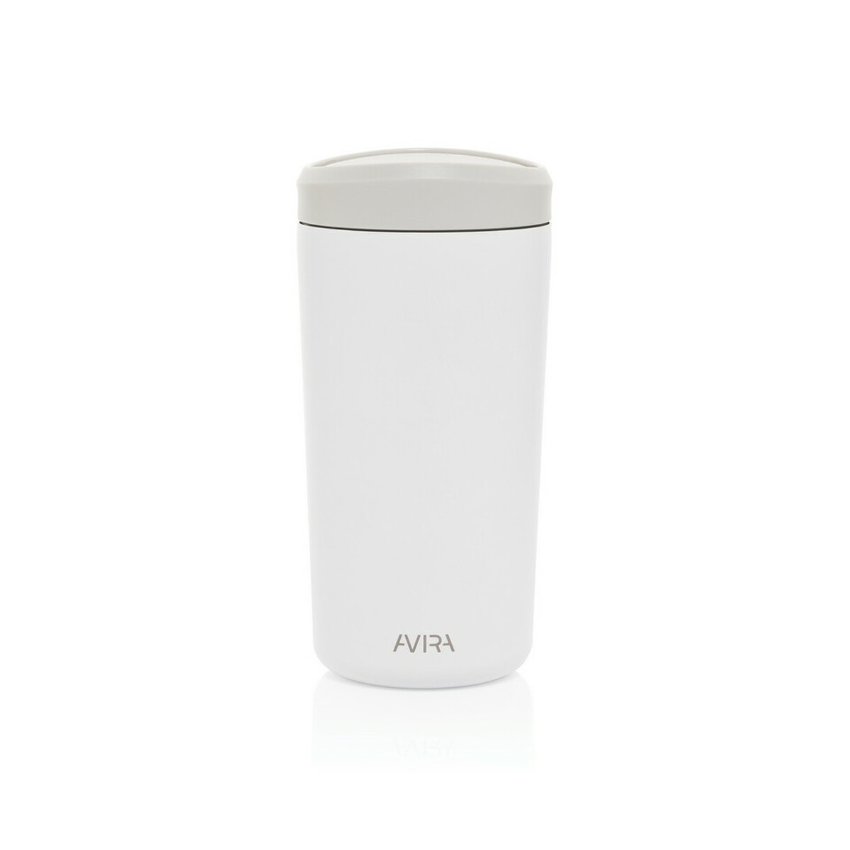 Kubki termiczne z logo – kubek termiczny 400 ml avira alix – biały P438.1003__B_2 Kubek termiczny 400 ml Avira Alix - biały P438.1003__B_2