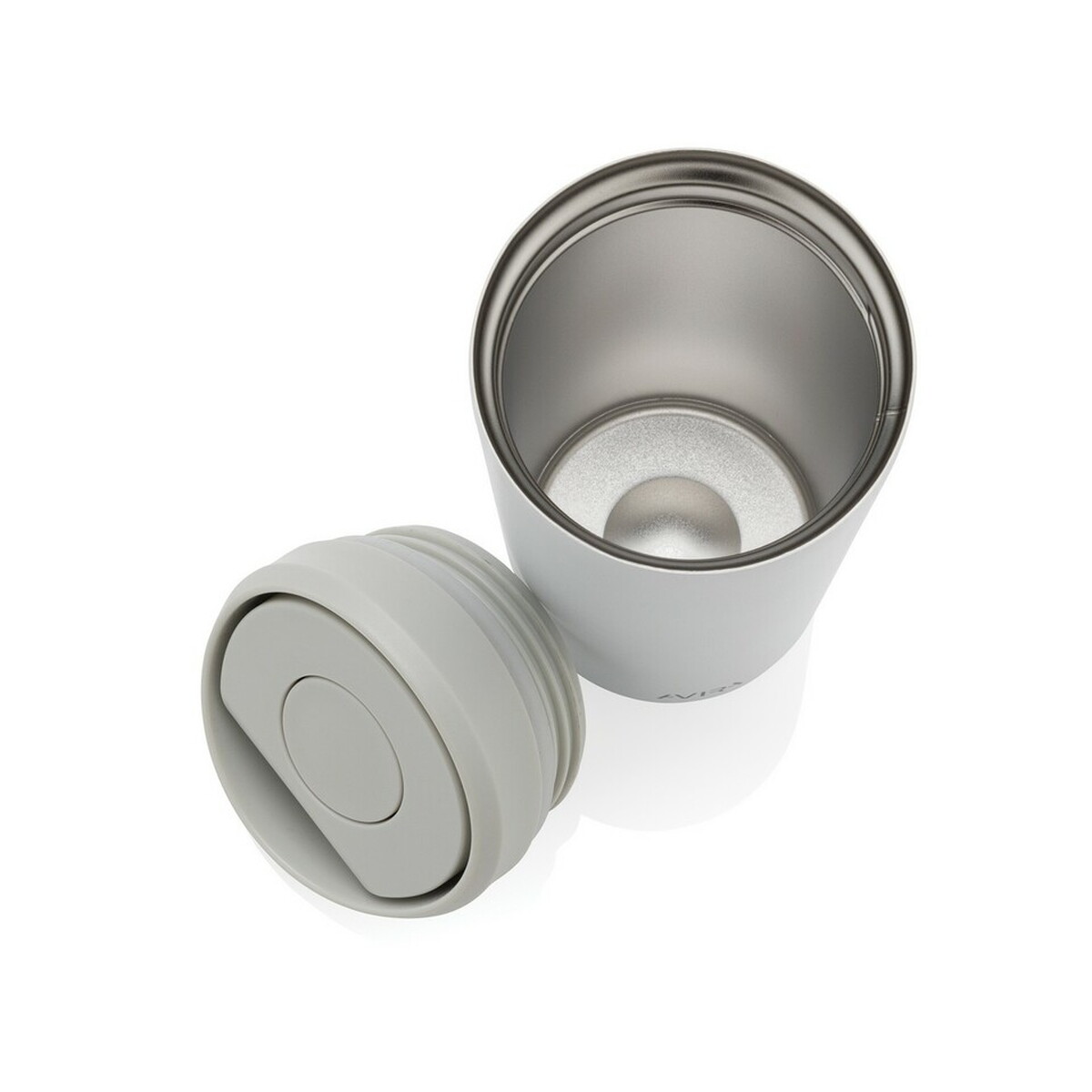 Kubki termiczne z logo – kubek termiczny 400 ml avira alix – biały P438.1003__B_5 Kubek termiczny 400 ml Avira Alix - biały P438.1003__B_5