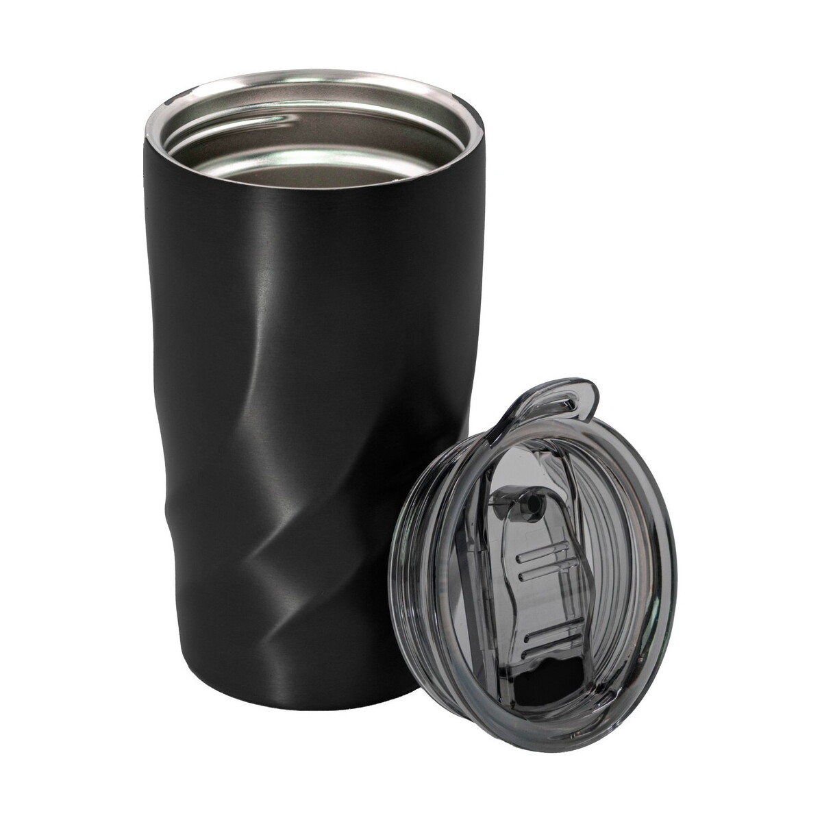 Kubki termiczne z logo – kubek termiczny 400 ml brandcharger vortex calix – czarny VA540-03_AAA02 Kubek termiczny 400 ml BrandCharger Vortex Calix - czarny VA540-03_AAA02