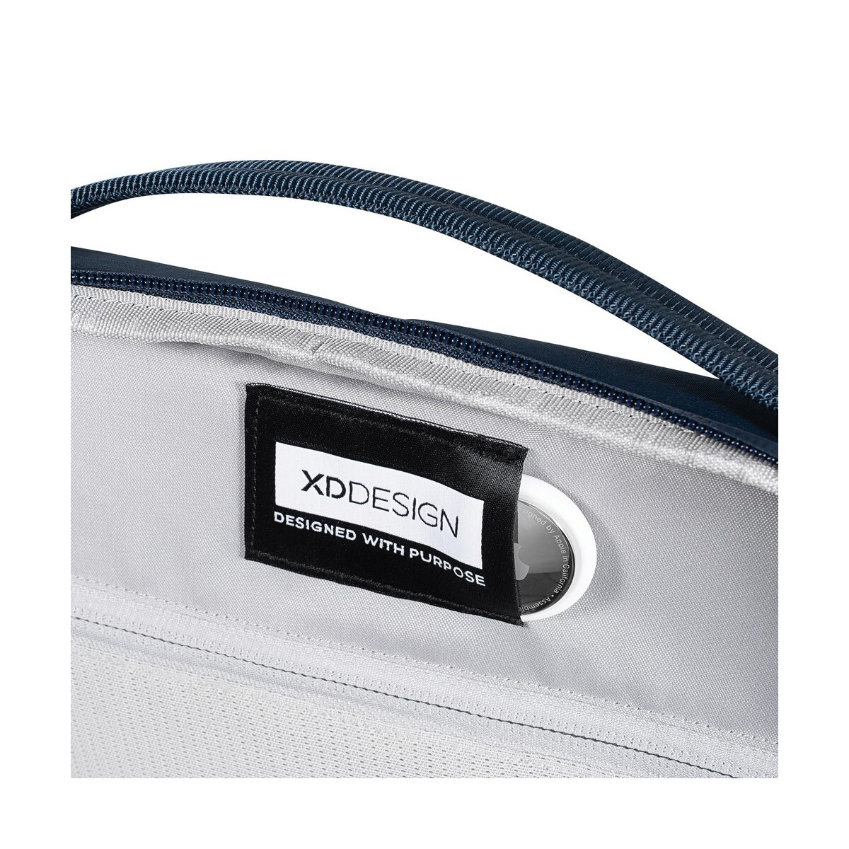 Plecaki z logo – bobby air plecak chroniący przed kieszonkowcami – navy, szary P706.3225__B_14 Bobby Air plecak chroniący przed kieszonkowcami - navy, szary P706.3225__B_14