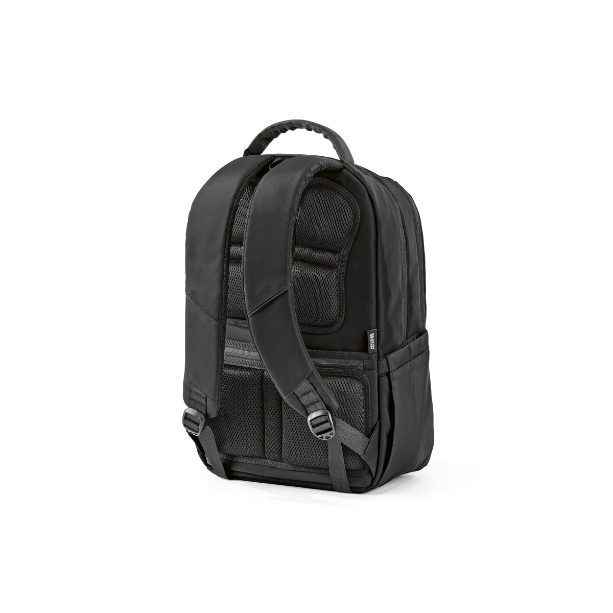 Plecaki z logo – chicago backpack 20l rpet. fits 17″ laptop – black ABK035_103-A Chicago Backpack 20L rPET. Fits 17