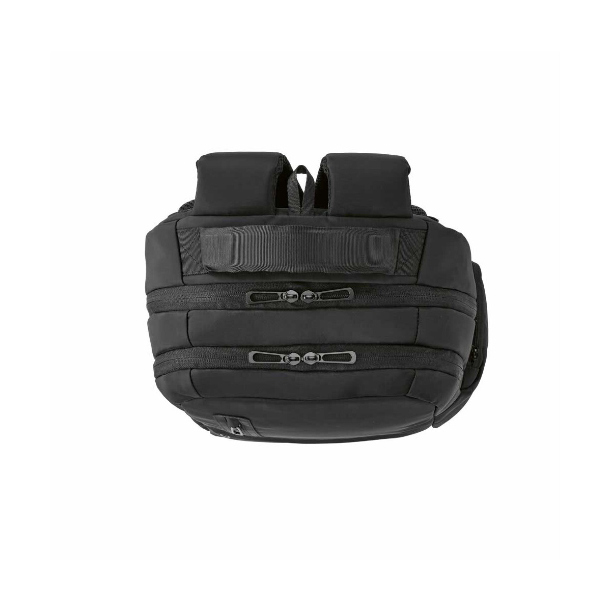 Plecaki z logo – chicago backpack 20l rpet. fits 17″ laptop – black ABK035_103-D Chicago Backpack 20L rPET. Fits 17