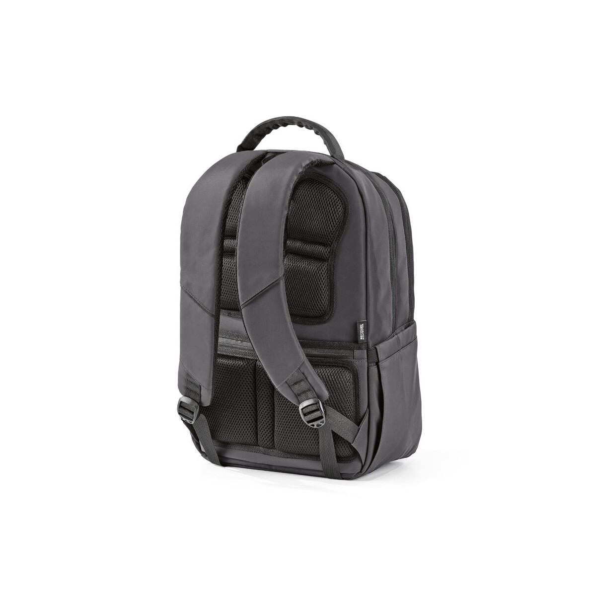 Plecaki z logo – chicago backpack 20l rpet. fits 17″ laptop – dark grey ABK035_133-A Chicago Backpack 20L rPET. Fits 17