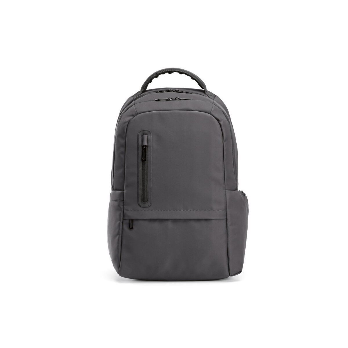 Plecaki z logo – chicago backpack 20l rpet. fits 17″ laptop – dark grey ABK035_133-front Chicago Backpack 20L rPET. Fits 17