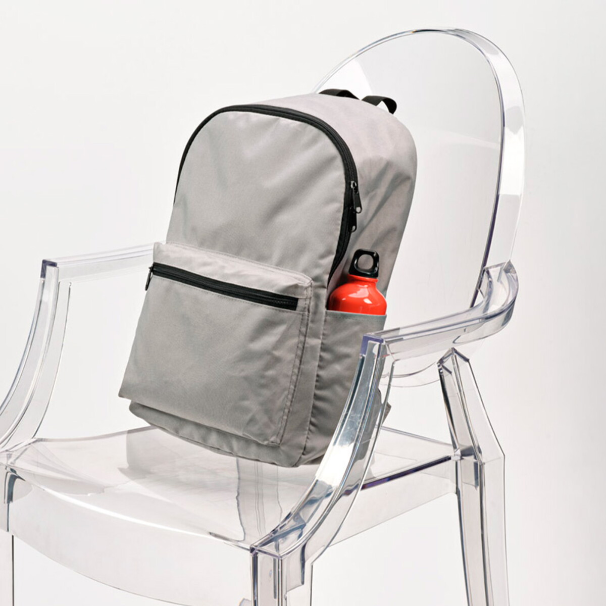 Plecaki z logo – london backpack 12l rpet. fits 15.6″ laptop – grey ABK031_113-amb London Backpack 12L rPET. Fits 15.6