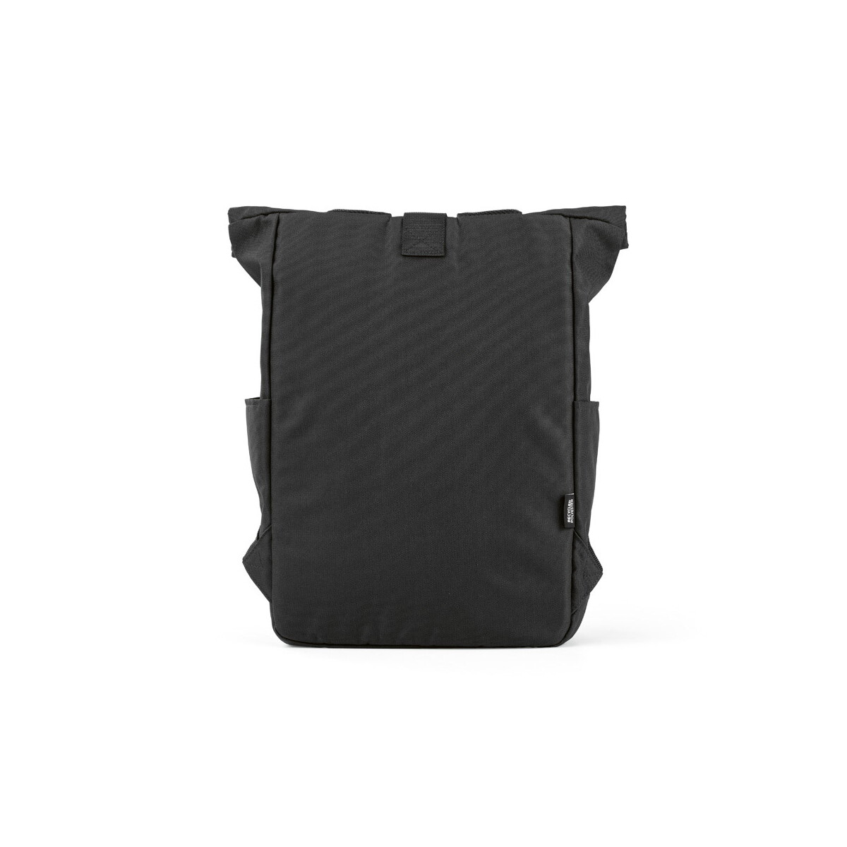 Plecaki z logo – rome backpack 12l rpet. roll-top and velcro closure – black ABK032_103-back-A Rome backpack 12L rPET. Roll-top and velcro closure - Black ABK032_103-back-A