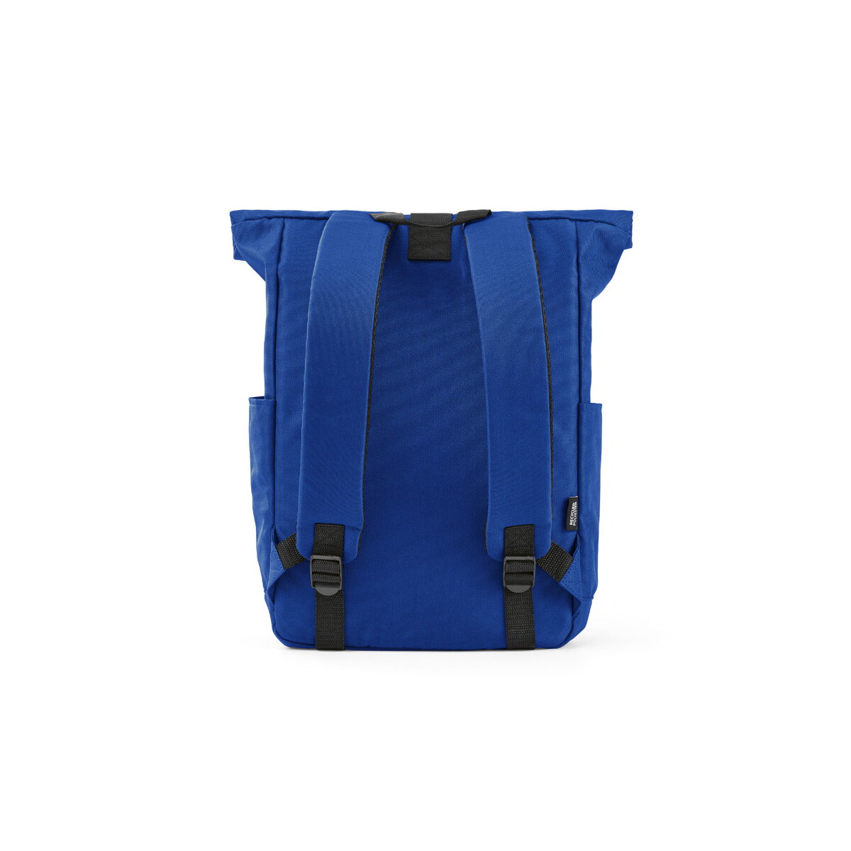 Plecaki z logo – rome backpack 12l rpet. roll-top and velcro closure – blue ABK032_104-back Rome backpack 12L rPET. Roll-top and velcro closure - Blue ABK032_104-back