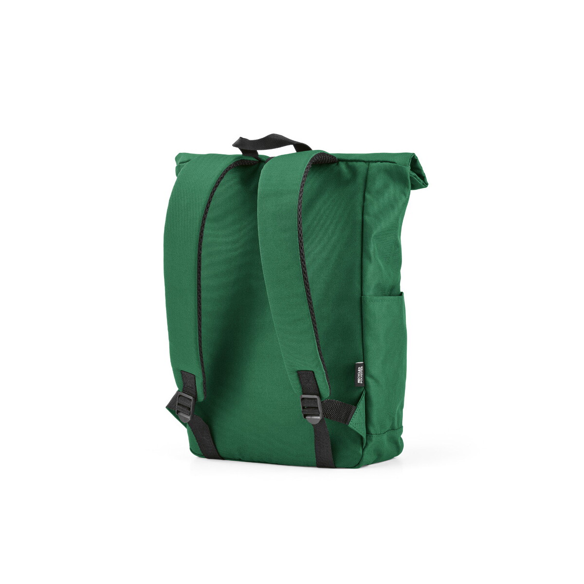 Plecaki z logo – rome backpack 12l rpet. roll-top and velcro closure – green ABK032_109-A Rome backpack 12L rPET. Roll-top and velcro closure - Green ABK032_109-A
