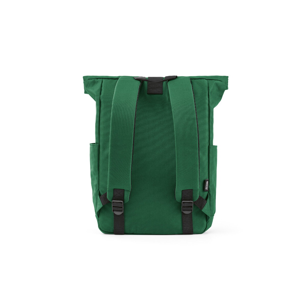 Plecaki z logo – rome backpack 12l rpet. roll-top and velcro closure – green ABK032_109-back Rome backpack 12L rPET. Roll-top and velcro closure - Green ABK032_109-back