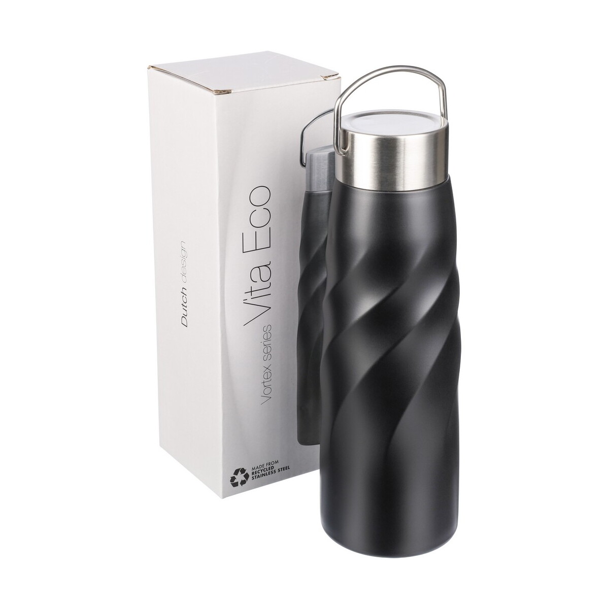 Termosy z logo – butelka termiczna 500 ml brandcharger vortex vita – czarna VA542-03_AAA02 Butelka termiczna 500 ml BrandCharger Vortex Vita - czarna VA542-03_AAA02