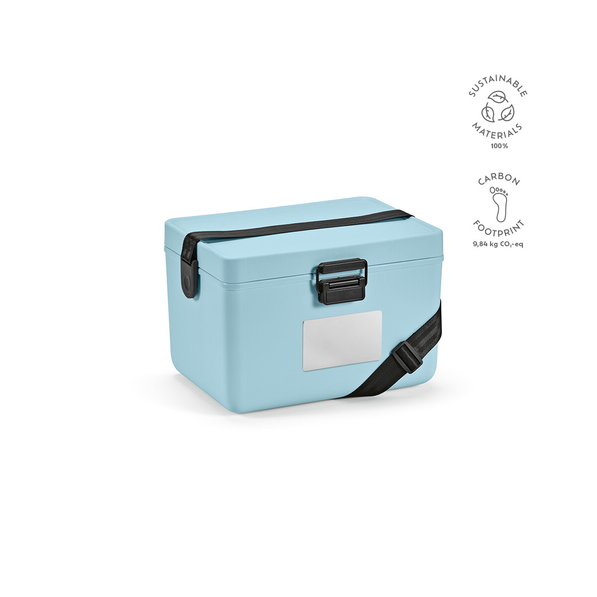 Torby termiczne z logo – cooler bangkok 12l z recyklingu pp – pastelowy niebieski ACL011_164-kpi Cooler Bangkok 12L z recyklingu PP - Pastelowy niebieski ACL011_164-kpi