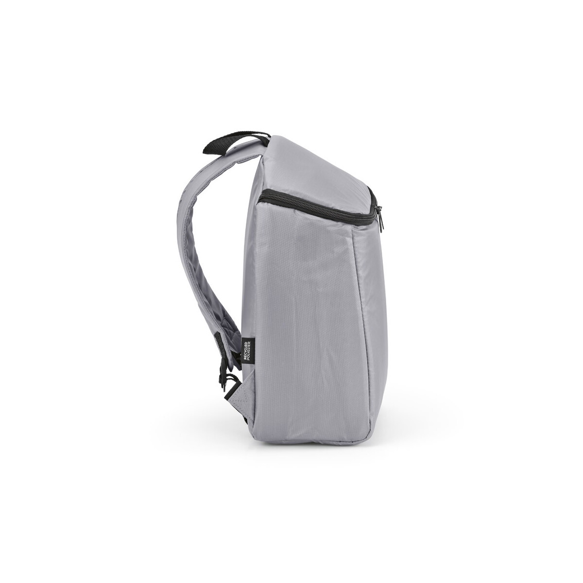 Workoplecaki z logo – brussels cooler backpack 12l rpet. double-zipper – grey ACL012_113-B Brussels Cooler Backpack 12L rPET. Double-zipper - Grey ACL012_113-B